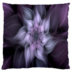 Fractal Flower Lavender Art Large Cushion Case (two Sides) by Celenk