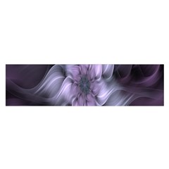 Fractal Flower Lavender Art Satin Scarf (oblong) by Celenk