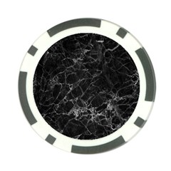 Black Texture Background Stone Poker Chip Card Guard (10 Pack) by Celenk