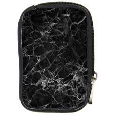 Black Texture Background Stone Compact Camera Cases by Celenk