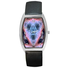 Sacred Geometry Mandelbrot Fractal Barrel Style Metal Watch by Celenk