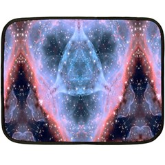 Sacred Geometry Mandelbrot Fractal Double Sided Fleece Blanket (mini)  by Celenk