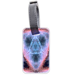 Sacred Geometry Mandelbrot Fractal Luggage Tags (two Sides) by Celenk