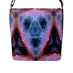 Sacred Geometry Mandelbrot Fractal Flap Messenger Bag (l)  by Celenk