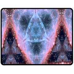 Sacred Geometry Mandelbrot Fractal Double Sided Fleece Blanket (medium)  by Celenk