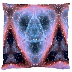 Sacred Geometry Mandelbrot Fractal Large Flano Cushion Case (two Sides) by Celenk