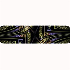 Fractal Braids Texture Pattern Large Bar Mats by Celenk