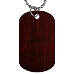 Grunge Brown Abstract Texture Dog Tag (one Side) by Celenk