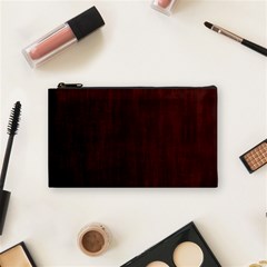 Grunge Brown Abstract Texture Cosmetic Bag (small)  by Celenk