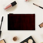 Grunge Brown Abstract Texture Cosmetic Bag (Small)  Front