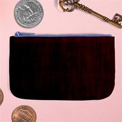 Grunge Brown Abstract Texture Large Coin Purse by Celenk