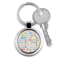 Background Wallpaper Spirals Twirls Key Chains (round)  by Celenk