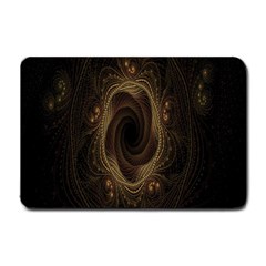 Beads Fractal Abstract Pattern Small Doormat  by Celenk