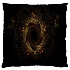 Beads Fractal Abstract Pattern Large Cushion Case (two Sides) by Celenk