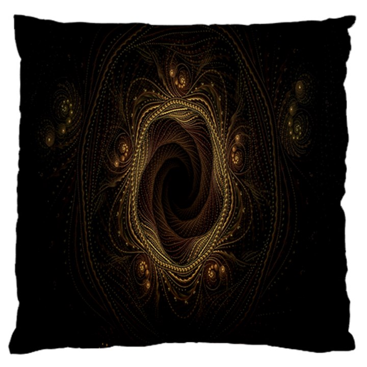 Beads Fractal Abstract Pattern Large Cushion Case (Two Sides)