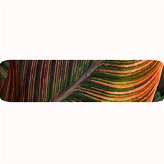 Leaf Colorful Nature Orange Season Large Bar Mats by Celenk