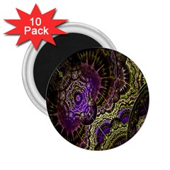 Abstract Fractal Art Design 2 25  Magnets (10 Pack)  by Celenk