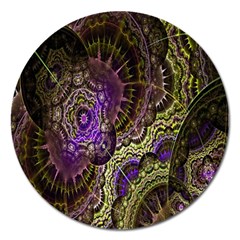 Abstract Fractal Art Design Magnet 5  (round) by Celenk