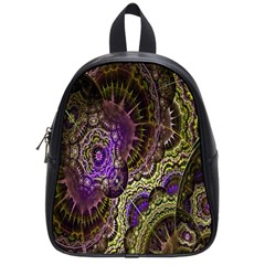 Abstract Fractal Art Design School Bag (small) by Celenk