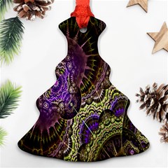 Abstract Fractal Art Design Christmas Tree Ornament (two Sides) by Celenk