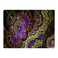 Abstract Fractal Art Design Double Sided Flano Blanket (mini)  by Celenk