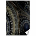 Fractal Spikes Gears Abstract Canvas 24  x 36  23.35 x34.74  Canvas - 1