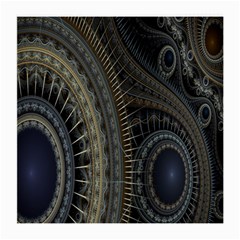 Fractal Spikes Gears Abstract Medium Glasses Cloth (2-side) by Celenk