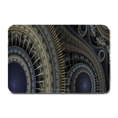 Fractal Spikes Gears Abstract Plate Mats by Celenk