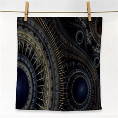 Fractal Spikes Gears Abstract Face Towel by Celenk