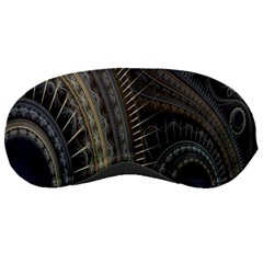 Fractal Spikes Gears Abstract Sleeping Masks by Celenk