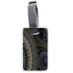 Fractal Spikes Gears Abstract Luggage Tags (one Side)  by Celenk