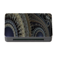 Fractal Spikes Gears Abstract Memory Card Reader With Cf by Celenk