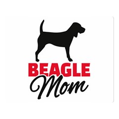 Beagle Mom Double Sided Flano Blanket (large) by Bigfootshirtshop