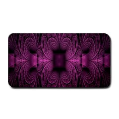 Fractal Magenta Pattern Geometry Medium Bar Mats by Celenk