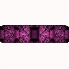 Fractal Magenta Pattern Geometry Large Bar Mats by Celenk