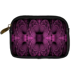 Fractal Magenta Pattern Geometry Digital Camera Cases by Celenk