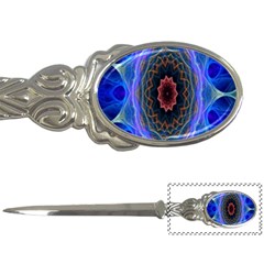 Cosmic Flower Kaleidoscope Art Letter Openers by Celenk