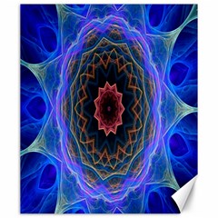 Cosmic Flower Kaleidoscope Art Canvas 20  X 24   by Celenk