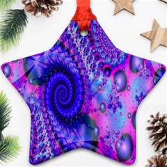 Fractal Fantasy Creative Futuristic Ornament (star) by Celenk