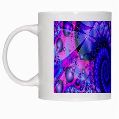 Fractal Fantasy Creative Futuristic White Mugs