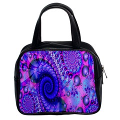 Fractal Fantasy Creative Futuristic Classic Handbags (2 Sides) by Celenk