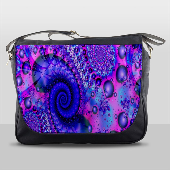 Fractal Fantasy Creative Futuristic Messenger Bags