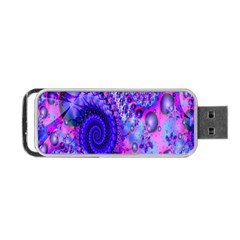 Fractal Fantasy Creative Futuristic Portable Usb Flash (one Side) by Celenk