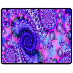 Fractal Fantasy Creative Futuristic Double Sided Fleece Blanket (medium)  by Celenk