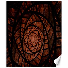 Fractal Red Brown Glass Fantasy Canvas 20  X 24   by Celenk