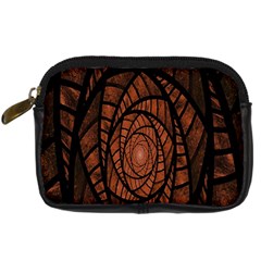 Fractal Red Brown Glass Fantasy Digital Camera Cases by Celenk