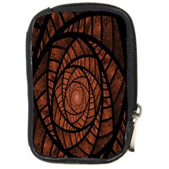 Fractal Red Brown Glass Fantasy Compact Camera Cases by Celenk