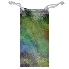 Frosted Glass Background Psychedelic Jewelry Bag