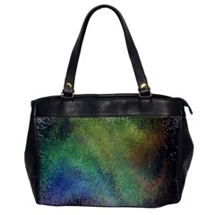 Frosted Glass Background Psychedelic Office Handbags by Celenk