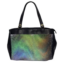 Frosted Glass Background Psychedelic Office Handbags (2 Sides)  by Celenk